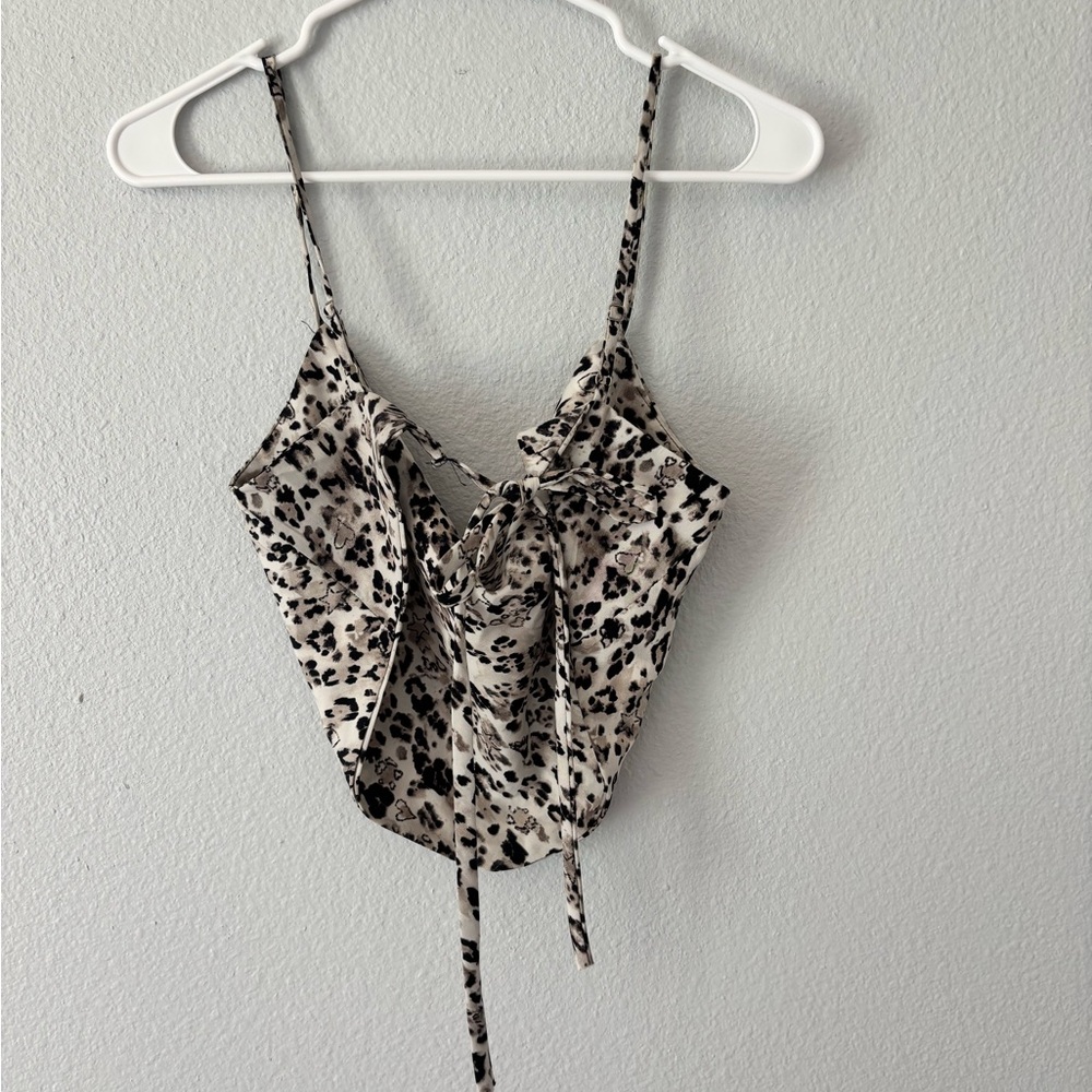 Mahina Leopard Print Camisole Top